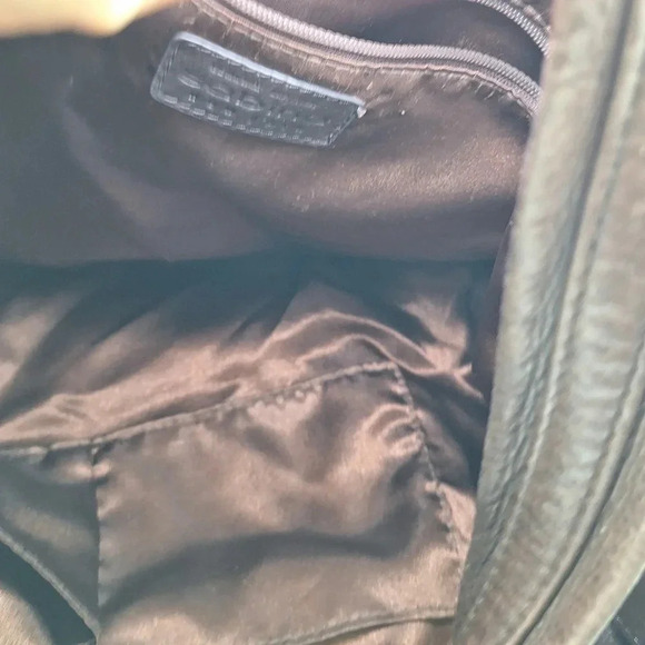 Sabina New York Genuine Leather Shoulder Hobo Brown Big Carry Bag Tote. - Picture 11 of 11